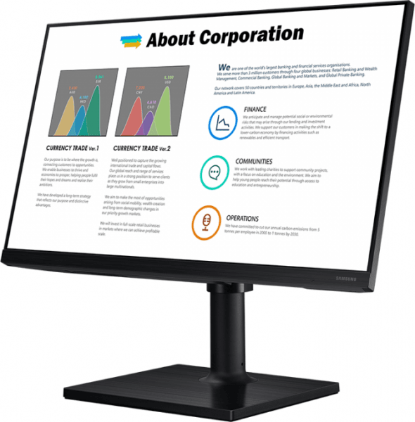Монитор Samsung 24" F24T450FZI